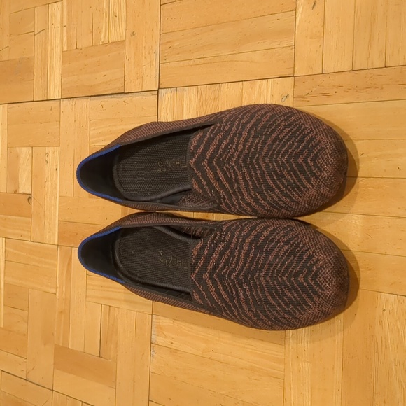 Rothy's loafers, twilight metallic, black and brown, size 7.5 - Picture 2 of 9